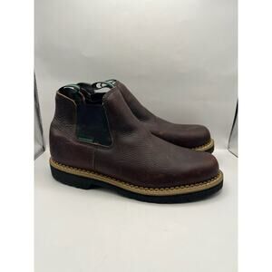 Georgia Giant Waterproof High Romeo Brown Leather Boots Men Size 12 Wide